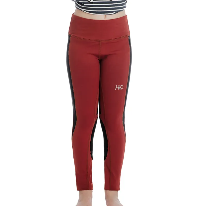 Horseware Kids Riding Tights - Redwood